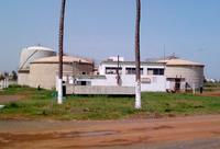 Les cuves de méthane de la station d'épuration des eaux usées (STEP) de Camberene (Dakar, Sénégal) @ H. Saint Macary, Cirad